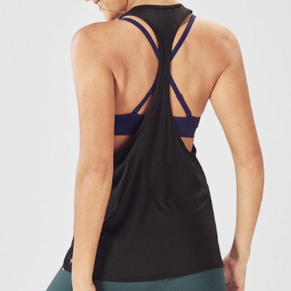 Fabletics Peggy Tank in Size Small, Black